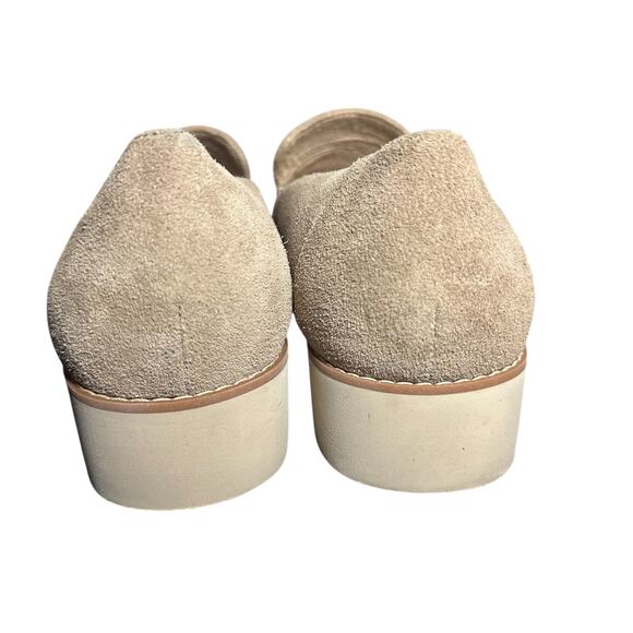 Vionic Kinsley Suede Slip-On Loafers Beige Women’s 8.5 Wide Comfort Shoes - Picture 4 of 9